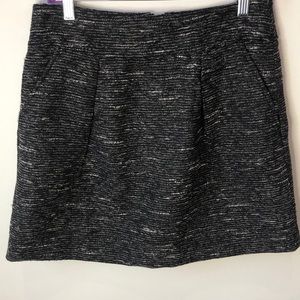 Loft Knit Skirt with Metallic Threads and Pockets!